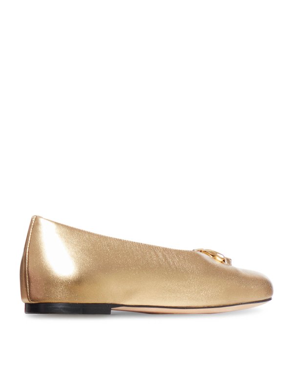 The Best Shops VALENTINO GARAVANI: フラットシューズ - フラットシューズ - 金