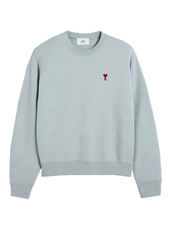 AMI PARIS: Sudaderas y suéteres - Sudadera - Azul