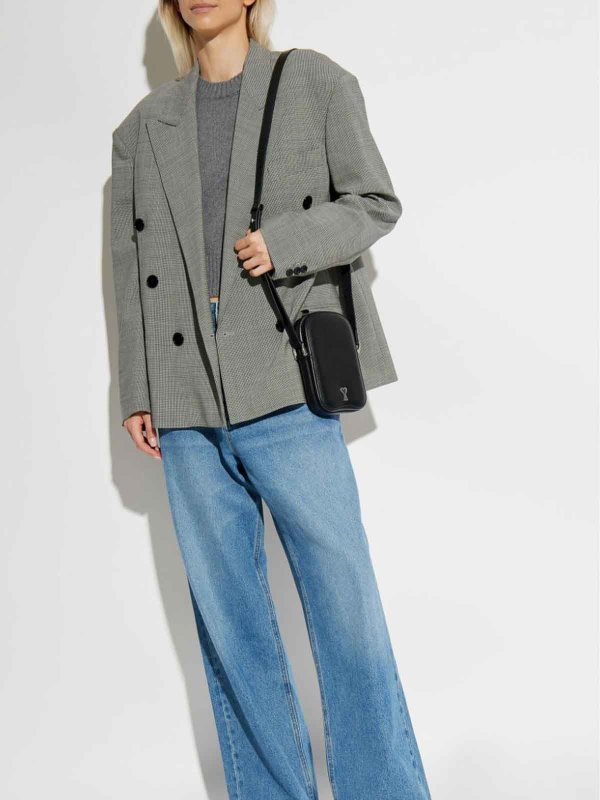 AMI PARIS: Pull col rond online - Pull Col Rond - Gris