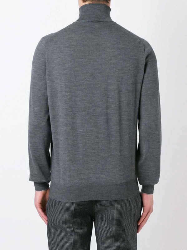 Rollkragenpullover - Grau shop online: BRUNELLO CUCINELLI