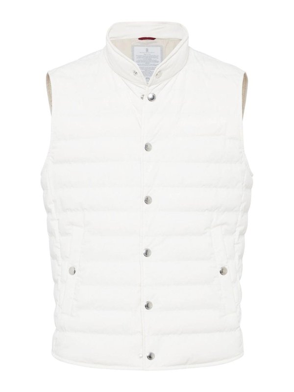 BRUNELLO CUCINELLI: padded jackets - Nylon Down Vest