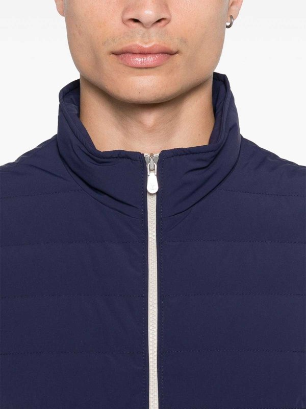 BRUNELLO CUCINELLI: Kurze Daunenjacken online - Daunenjacke - Blau