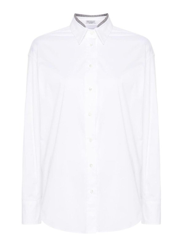 BRUNELLO CUCINELLI: Hemden - Hemd - Weiß