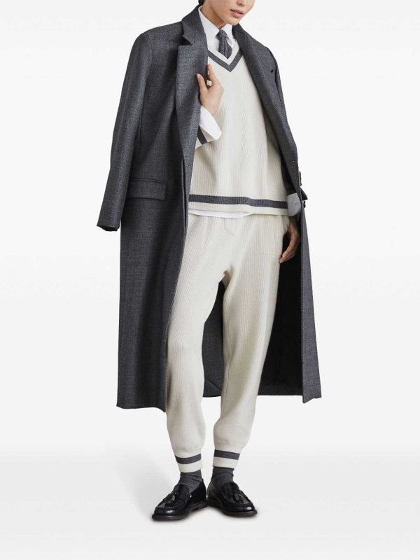 BRUNELLO CUCINELLI buy online V-Pullover - Weiß