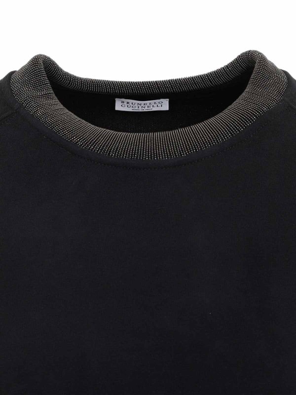 BRUNELLO CUCINELLI: crew necks online - Cotton Crewneck Sweatshirt
