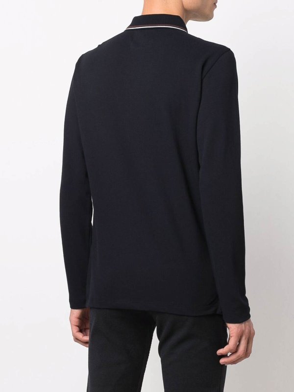 Logo Cotton Polo Shirt shop online: EMPORIO ARMANI