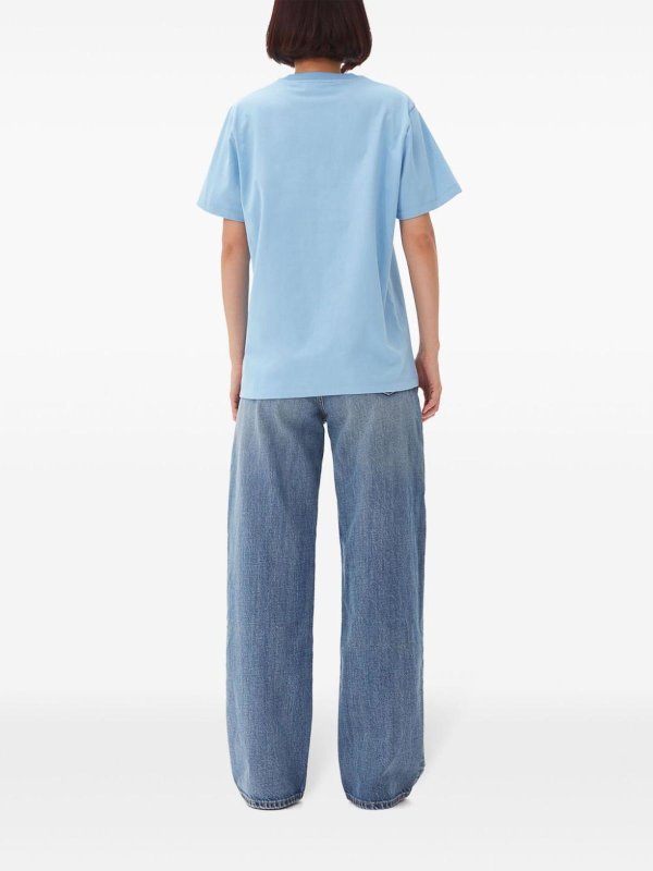 The Best Shops GANNI: t-shirts - Tiger Cotton T-Shirt