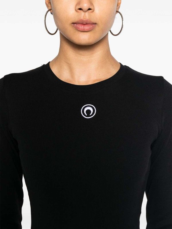 The Best Shops MARINE SERRE: abiti corti - Mini Vestito  Moon in cotone a coste