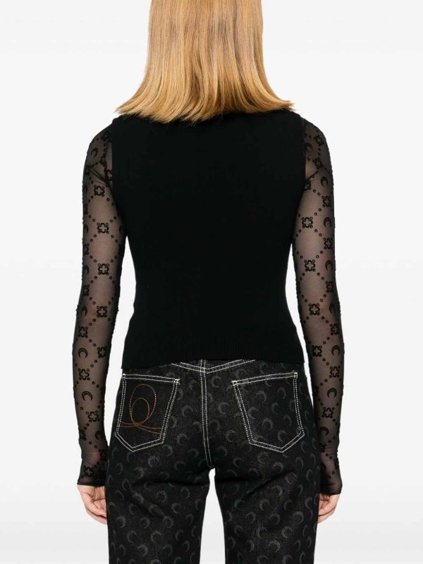 The Best Shops MARINE SERRE: Tops y camisetas sin mangas - Top - Negro