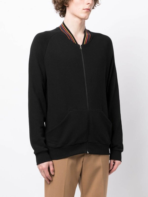 PAUL SMITH: Sweatshirts & Sweaters online - Cotton Zipped Sweatshirt