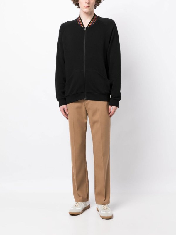 Cotton Zipped Sweatshirt shop online: PAUL SMITH
