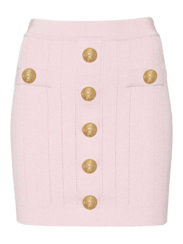 Balmain: Faldas media pierna y semilargas - Falda Semilarga