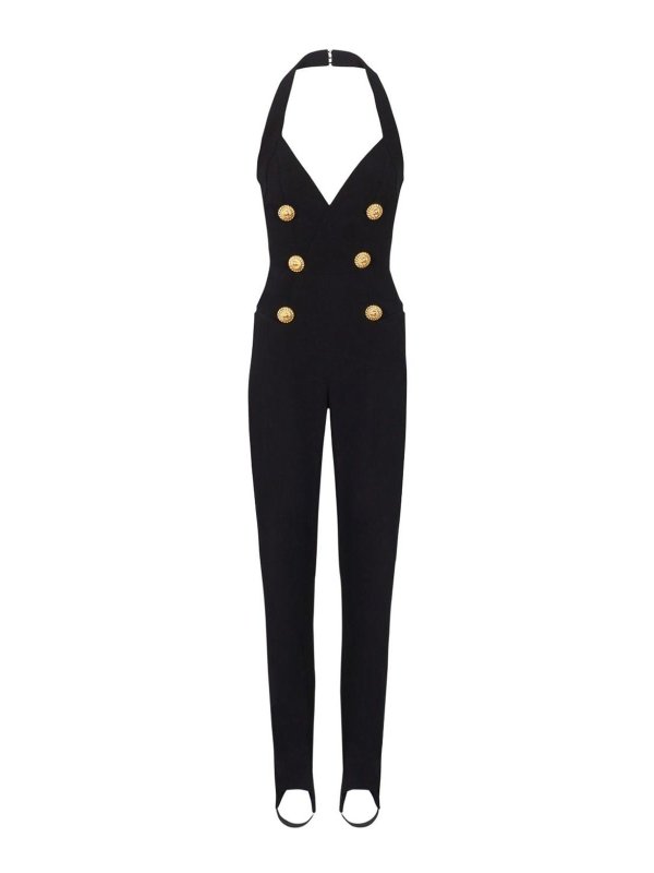 Balmain: Jumpsuits - Jumpsuit - Schwarz