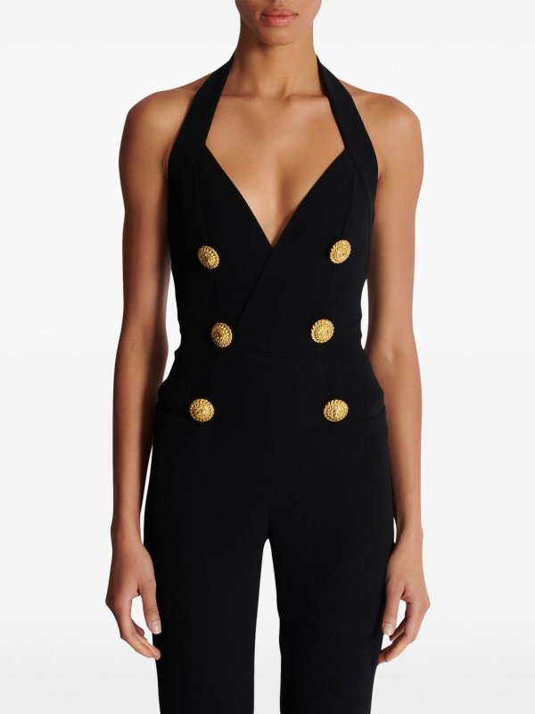 The Best Shops Balmain: Jumpsuit - Schwarz