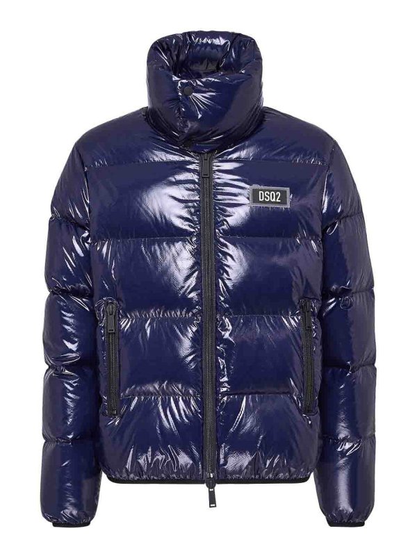 DSQUARED2: Kurze Daunenjacken - Daunenjacke - Blau