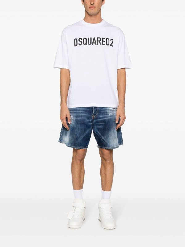 T-Shirt - Weiß shop online: DSQUARED2