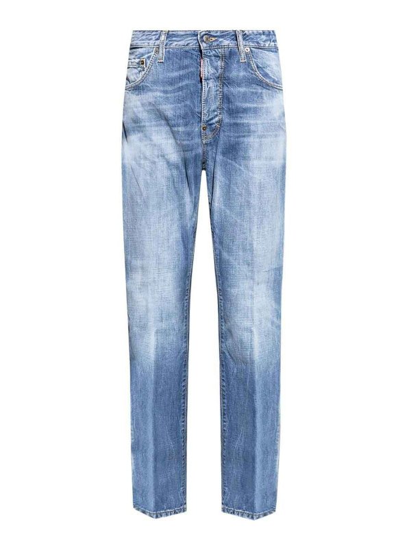 DSQUARED2: Bootcut - Bootcut Jeans - Blau