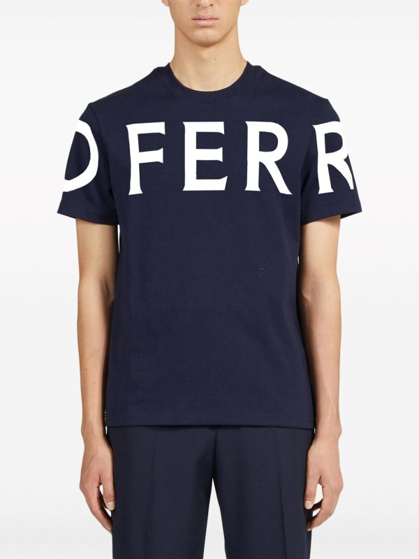 T-Shirt - Blau shop online: FERRAGAMO