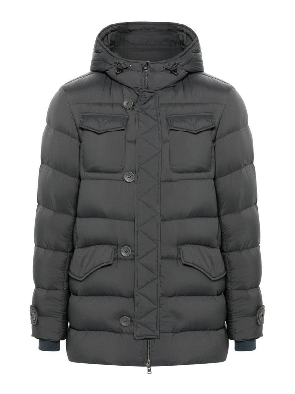 HERNO: Kurze Daunenjacken - Daunenjacke - Grau