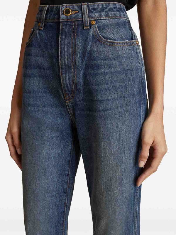 The Best Shops KHAITE: Bootcut - Bootcut Jeans - Blau