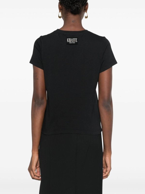 The Best Shops KHAITE: t-shirts - Samson Cotton T-Shirt