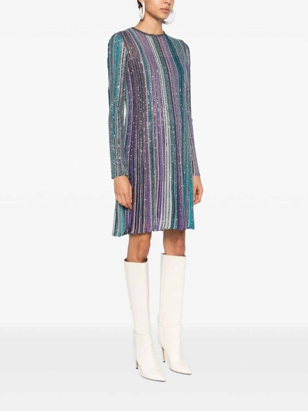 MISSONI: Kurze Kleider online - Kurzes Kleid - Blau