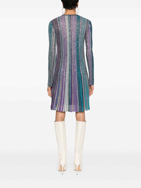 The Best Shops MISSONI: Kurze Kleider - Kurzes Kleid - Blau