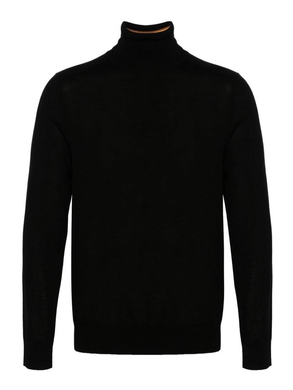 PAUL SMITH: Rollkragenpullover  und Polo-Ausschnitt - Rollkragenpullover - Schwarz