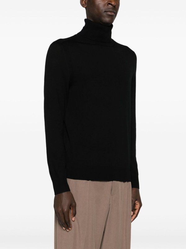 Rollkragenpullover - Schwarz shop online: PAUL SMITH