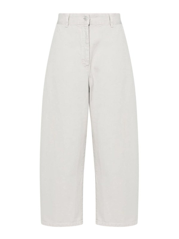 STUDIO NICHOLSON: Bootcut - Bootcut Jeans - Hellgrau