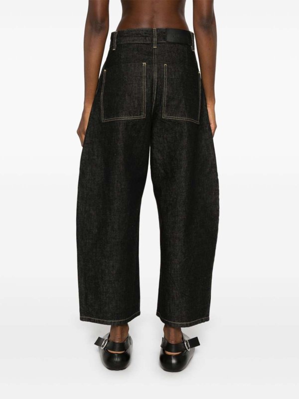 The Best Shops STUDIO NICHOLSON: Jeans évasés - Jean Bootcut - Noir