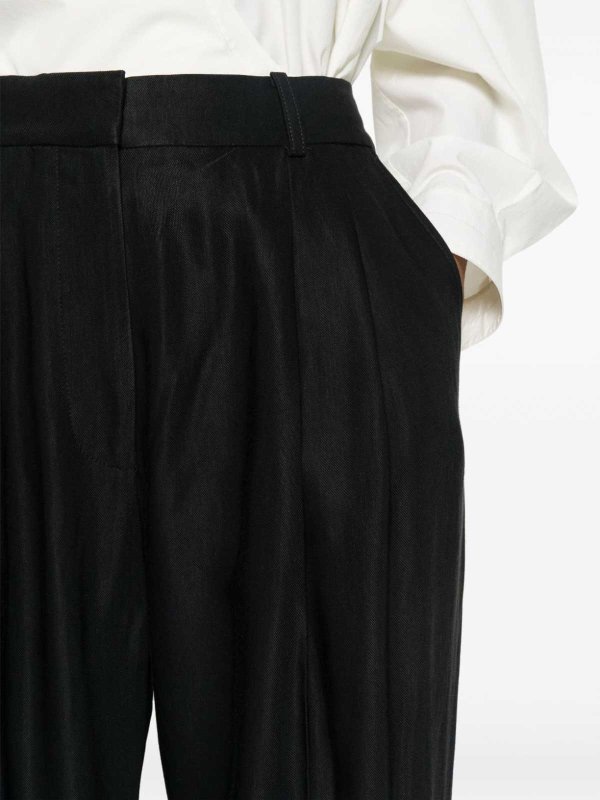 The Best Shops STUDIO NICHOLSON: casual trousers - Wool Wide Leg Trousers