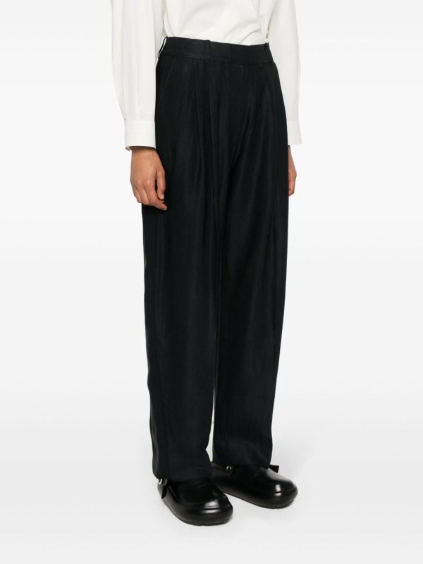 STUDIO NICHOLSON buy online Wool Wide Leg Trousers