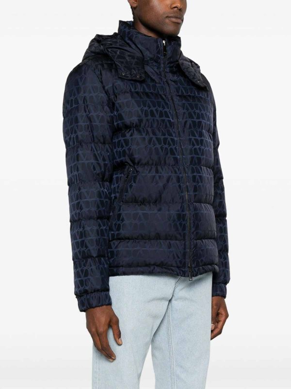 VALENTINO: padded jackets online - Toile Iconographe Nylon Down Jacket