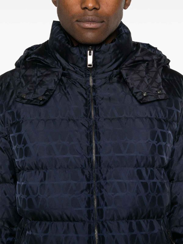 The Best Shops VALENTINO: padded jackets - Toile Iconographe Nylon Down Jacket