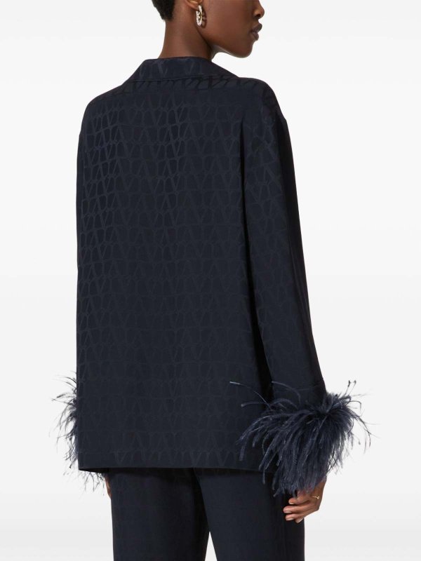 The Best Shops VALENTINO: Blusen - Bluse - Blau