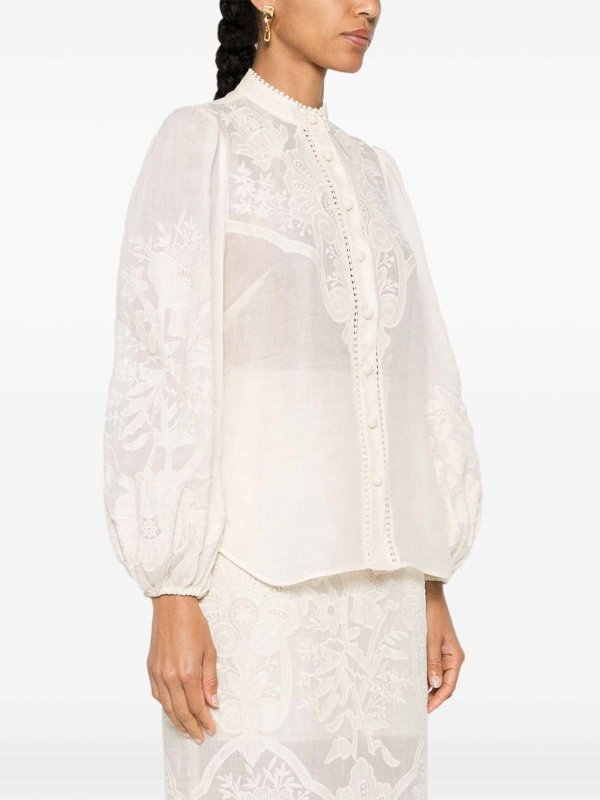 The Best Shops ZIMMERMANN: Blusas - Blusa - Beis