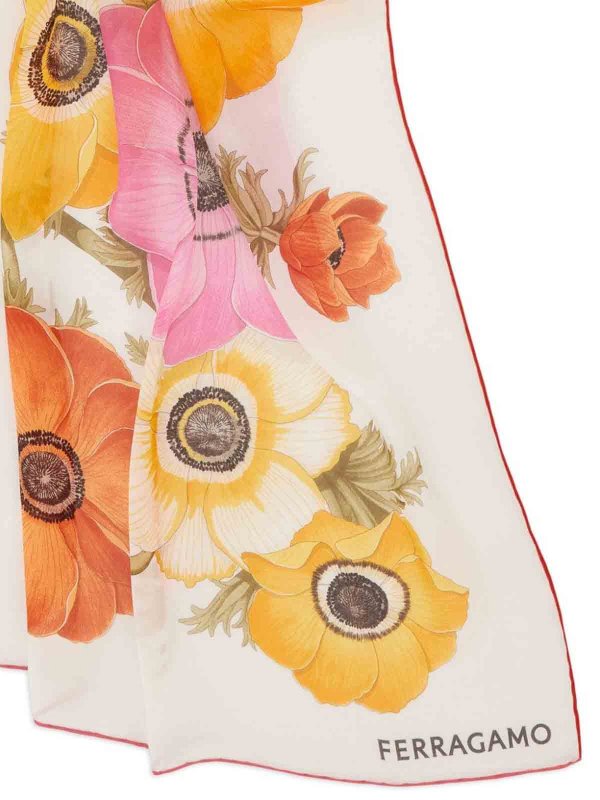 The Best Shops FERRAGAMO: スカーフ - スカーフ - 白