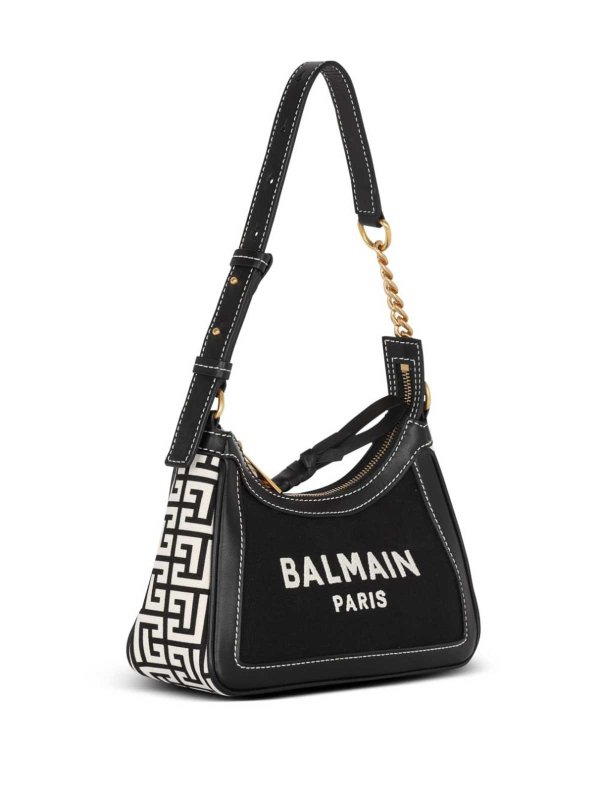 Balmain: Bolsos de hombro online - Bolsa De Hombro - Negro