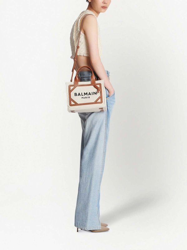 The Best Shops Balmain: Handtaschen - Shopper - Braun