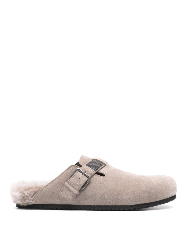 BRUNELLO CUCINELLI: Mules - Mules - Grau