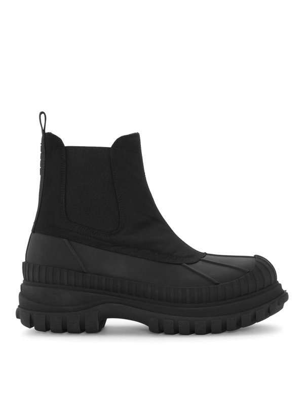 GANNI: Stiefeletten - Stiefel - Schwarz