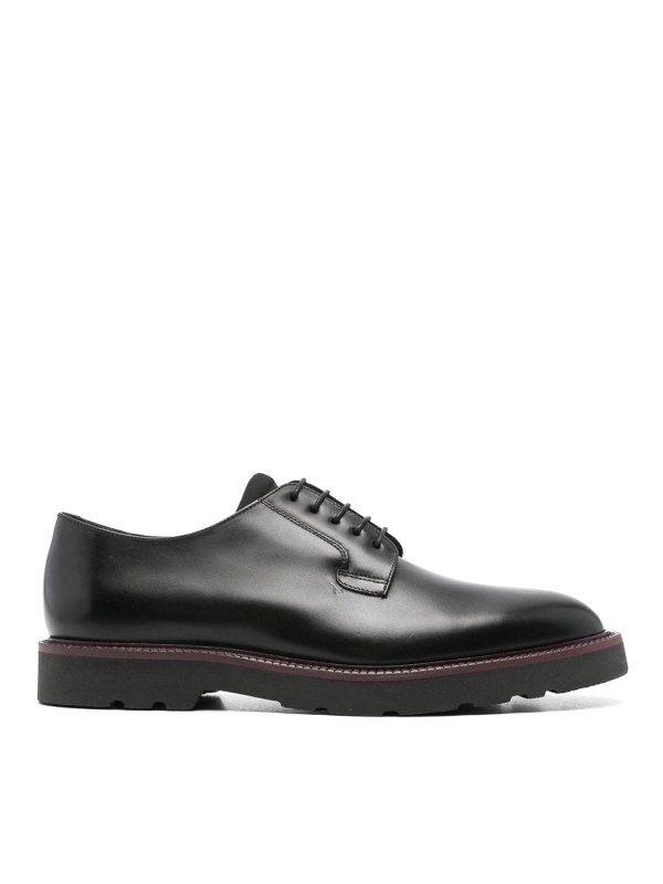 PAUL SMITH: classic shoes - Leather Derby Shoes