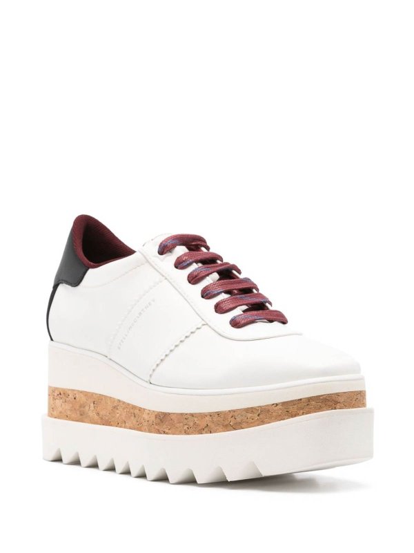 Stella mccartney wedge trainers on sale