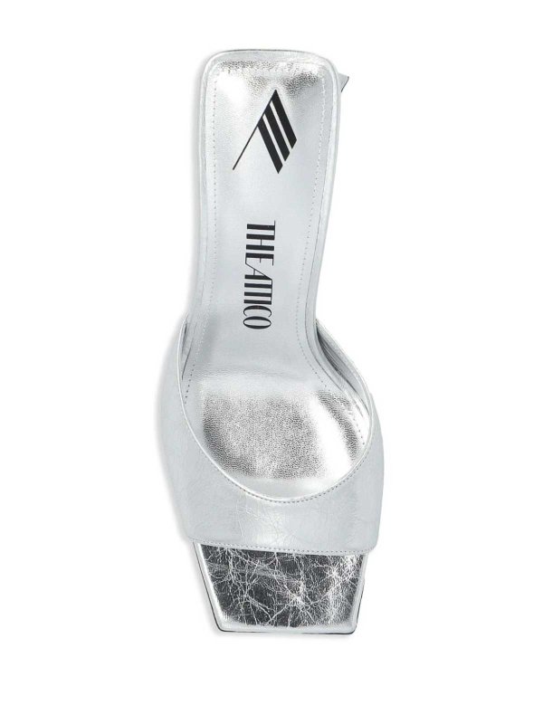 The Attico: mules shoes online - Devon Mini Leather Mules