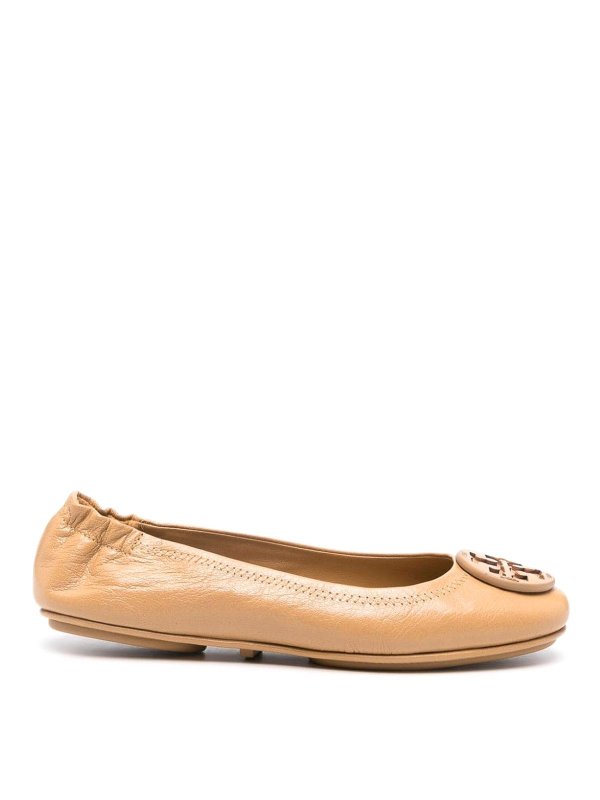 TORY BURCH: flat shoes - Minnie  Leather Ballets