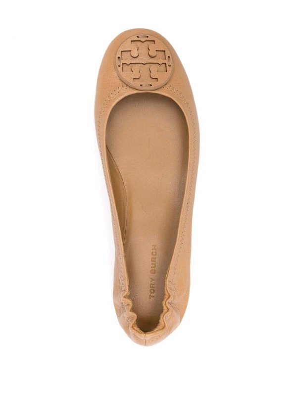 TORY BURCH: flat shoes online - Minnie  Leather Ballets