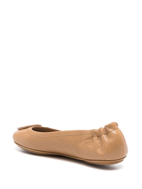The Best Shops TORY BURCH: flat shoes - Minnie  Leather Ballets