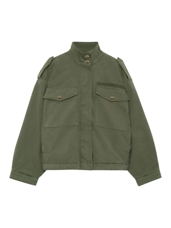 ANINE BING: Casualjacken - Casualjacke - Grün