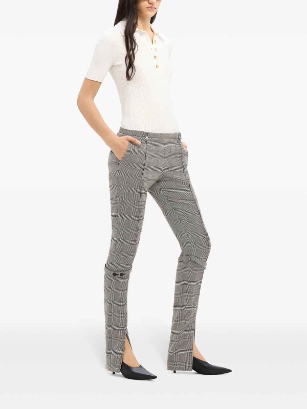 The Best Shops Courreges: polo shirts - Signature Rib Knit Polo